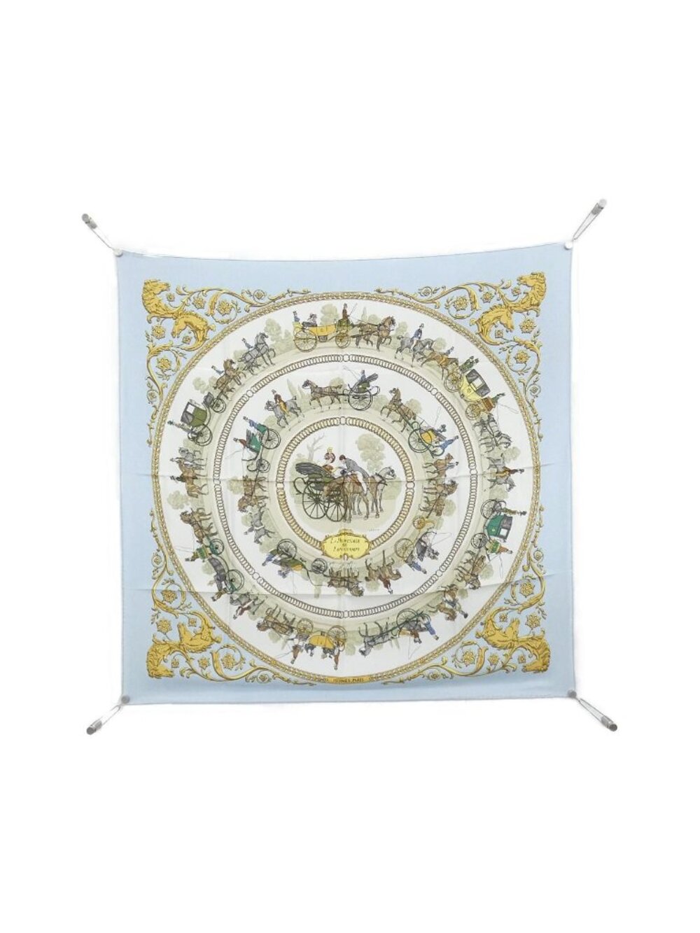 Hermes la Promenade de Longchamps Carre Scarf - Picture 1 of 4